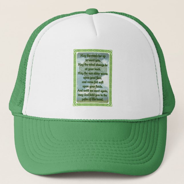 Casquette Bénédiction irlandaise verte (Devant)