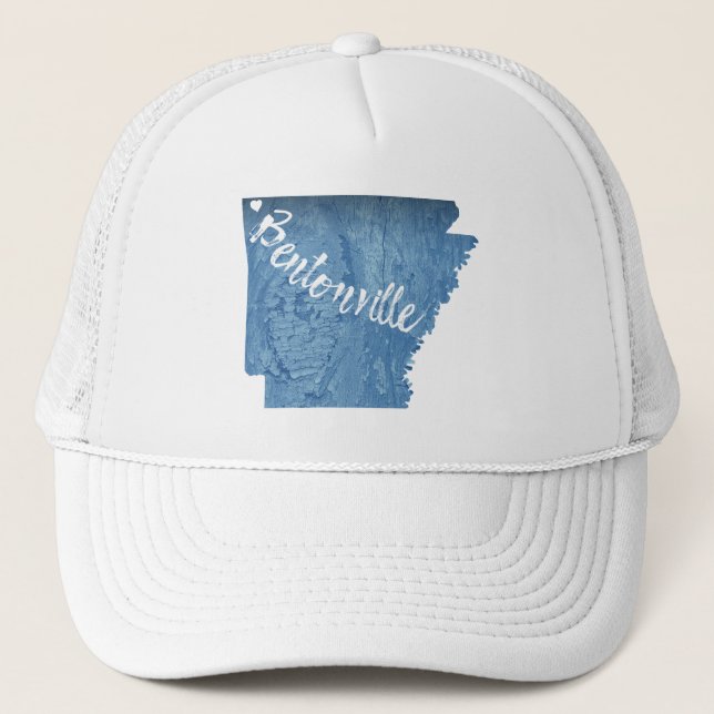 Casquette Bentonville Arkansas Grain de bois (Devant)
