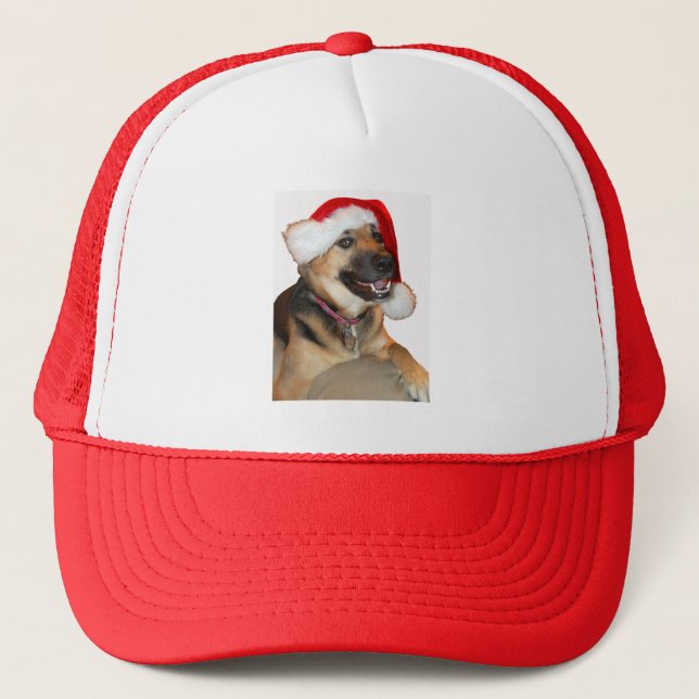 Casquette Berger allemand de Noël (Devant)
