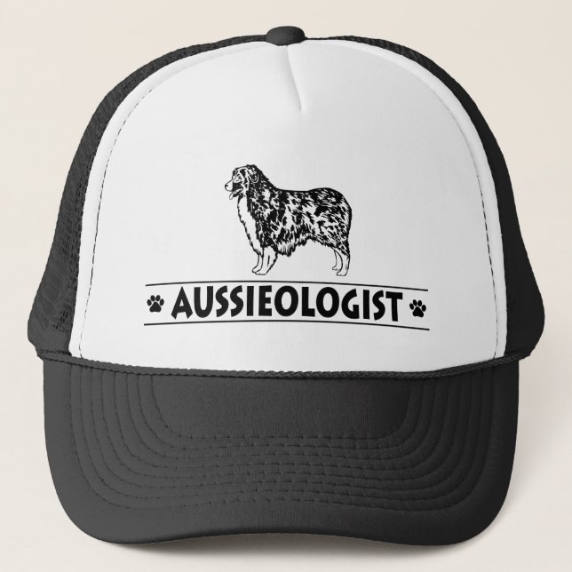 Casquette Berger australien plein d'humour (Devant)