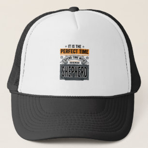 Casquette Berger bohémien typographie amateur de chien vinta