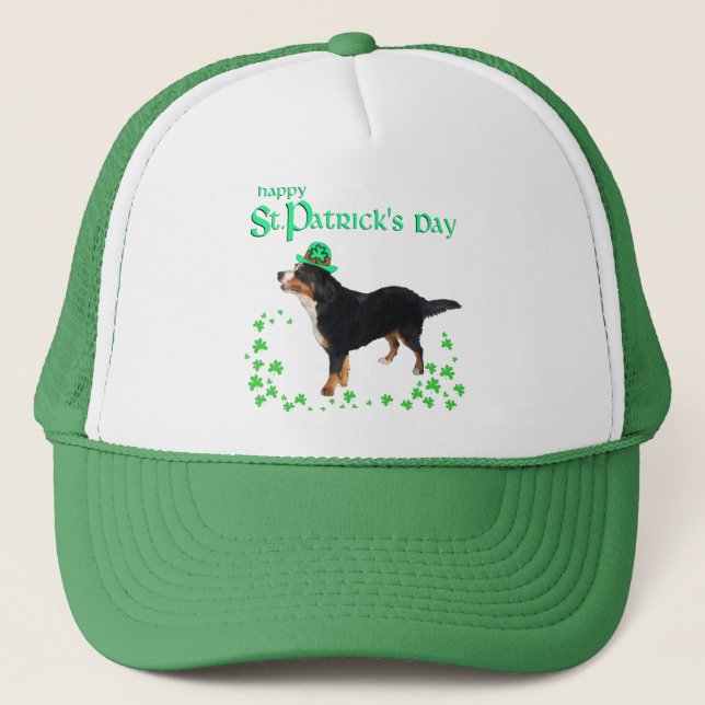 Casquette Bernese Mountain Dog Saint-Patrick (Devant)