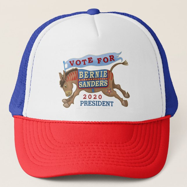 Casquette Bernie Sanders pour le président démocrate Donkey  (Devant)
