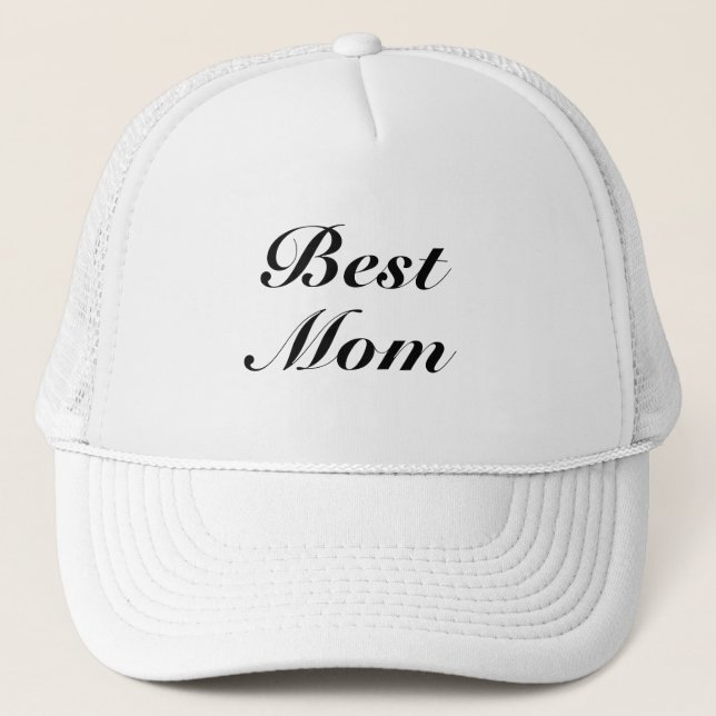 Casquette Best Black White Classic script elegant chic (Devant)