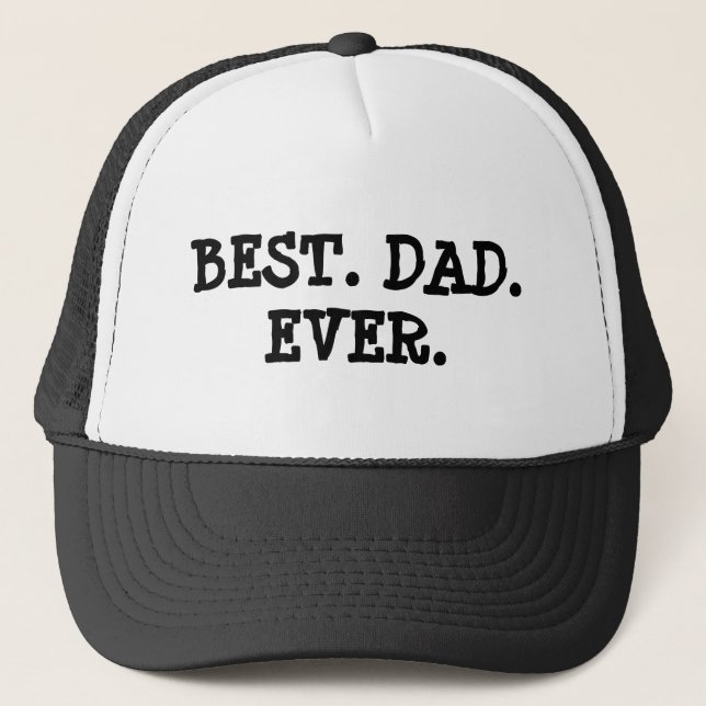 Casquette Best Dad Ever Baseball Cap (Devant)