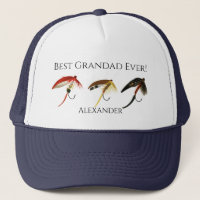 Best Grandad Ever! Fly Fish Fishermen Flyfishing