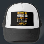 Casquette Best Husband Since August 1970 Funny Anniversary<br><div class="desc">Best Husband Since August 1970 Funny Anniversary Funny gift for any husband or dad who is a cool guy For him gifts boyfriend, husband valentines day funny gift idea. also great for father's day, birthday gifts, réuniary, New Year gift, Christmach s gif, the parfait gift for boyfriend, parfait valentines day...</div>