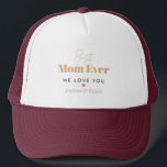 Casquette Best mom ever<br><div class="desc">A beautiful, elegant and modern gift to wish your mother a happy birthday or Mother's Day.
Personalize it with your name and a photo.</div>