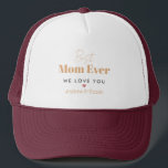 Casquette Best mom ever<br><div class="desc">A beautiful,  elegant and modern gift to wish your mother a happy birthday or Mother's Day.
Personalize it with your name and a photo.</div>