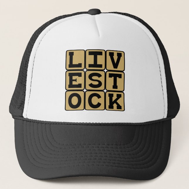 Casquette Bétail, bétail (Devant)