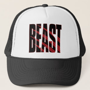 Casquette BÊTE. Tough.Hardcore.Muscle.Wild.Animal