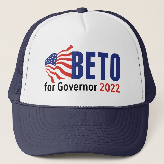 Casquette Beto O'Rourke pour l'élection du gouverneur 2022 T (Devant)