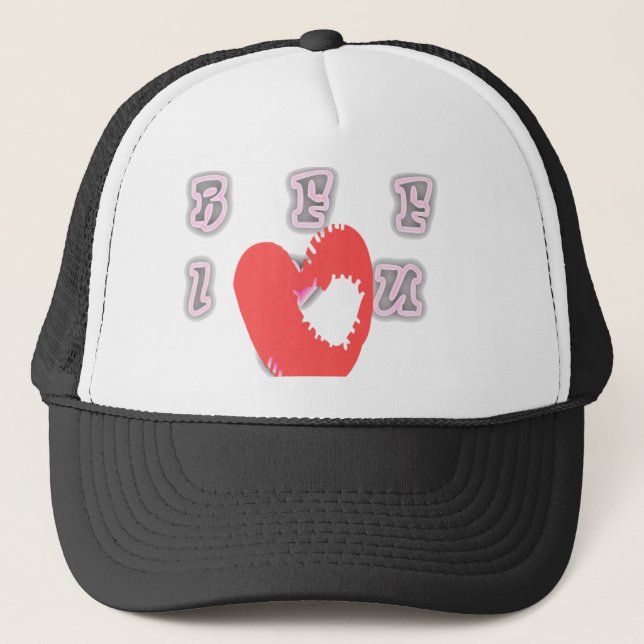 Casquette BFF. Best Friends Forever : I Love You Art Print (Devant)