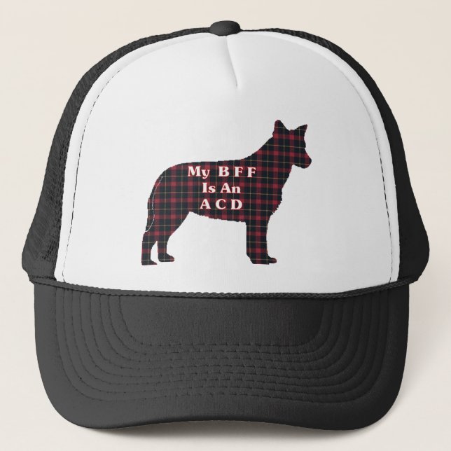 Casquette BFF de chien de bétail australien (Devant)
