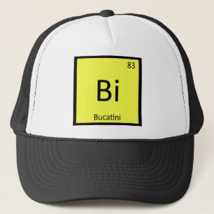 Casquette Bi - Tableau périodique de la chimie des pâtes de