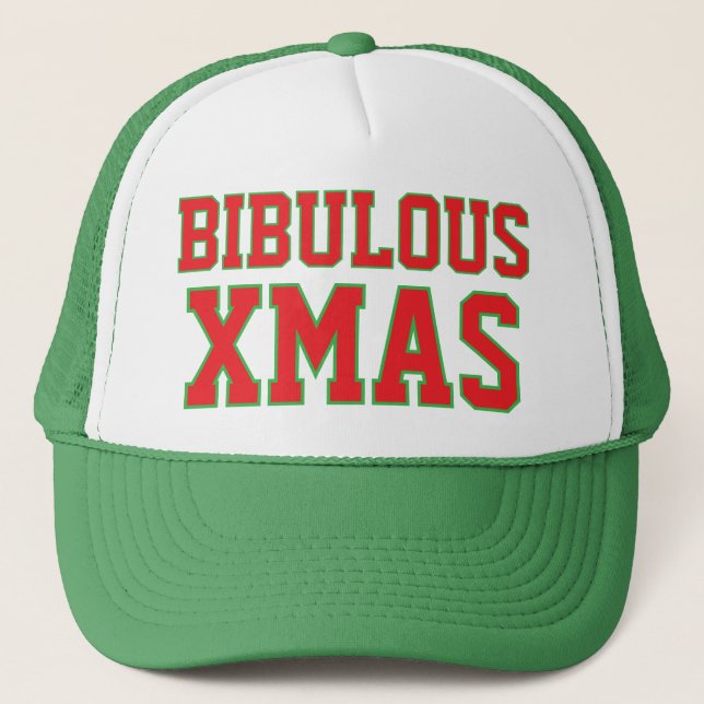 Casquette Bibulous Christmas™ Trucker Hat (Devant)