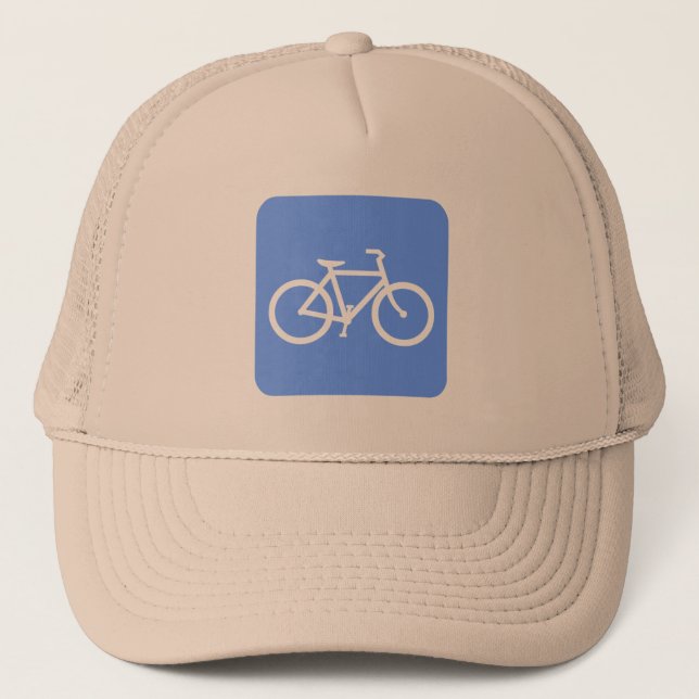 Casquette Bicyclette - Bleu bébé (Devant)