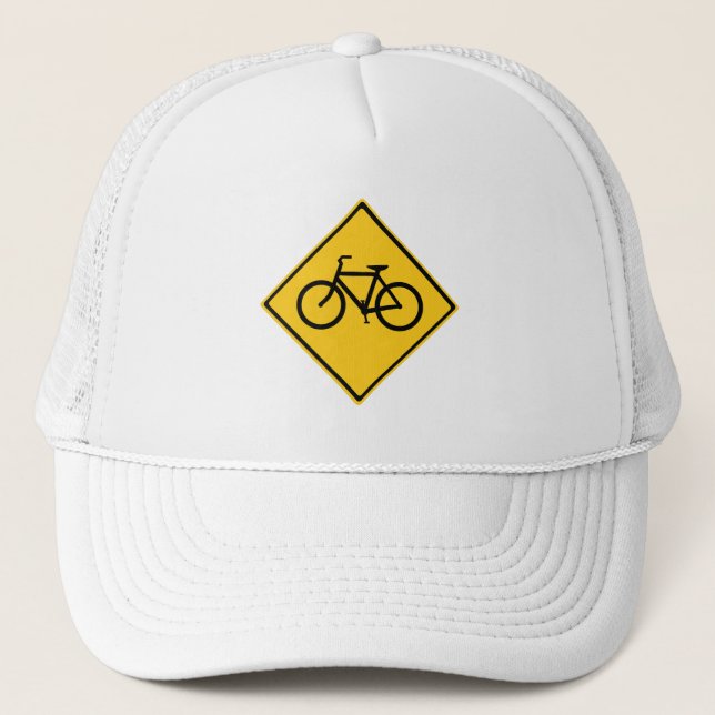 Casquette Bicyclette pour panneau routier (Devant)