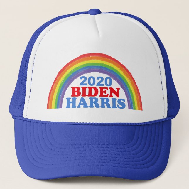 Casquette Biden Harris 2020 Rainbow (Devant)
