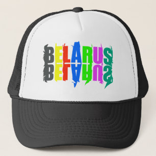 Casquette Biélorussie Colorful Happy Lettres