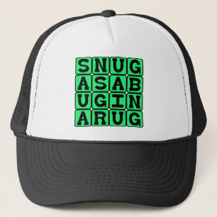 Casquette Bien au chaud comme un petit pou dans un nid, Rime