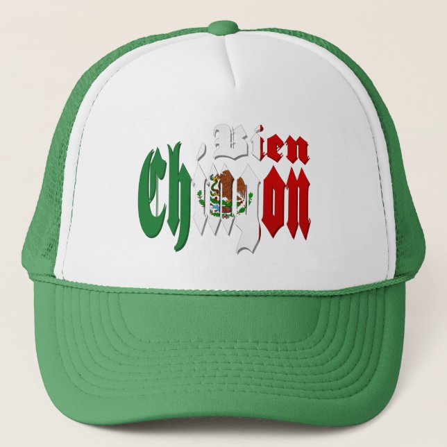 Casquette Bien Chingon avec le drapeau mexicain (Devant)