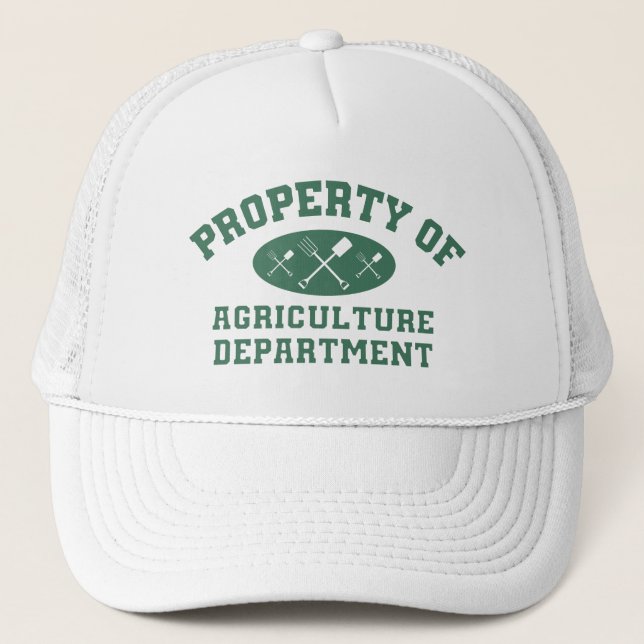 Casquette Biens Du Département De L'Agriculture (Devant)