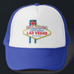 Casquette Bienvenue à Fabulous Las Vegas<br><div class="desc">Conception rétro Las Vegas</div>
