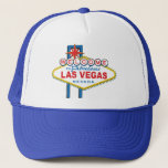 Casquette Bienvenue à Fabulous Las Vegas<br><div class="desc">Conception rétro Las Vegas</div>