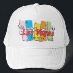 Casquette Bienvenue à Las Vegas Sin City<br><div class="desc">Conception rétro Las Vegas</div>