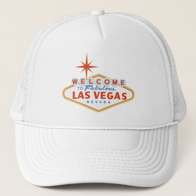 Casquette Bienvenue à Las Vegas White (Devant)
