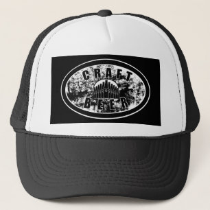 Casquette Bière de métier - noir et blanc