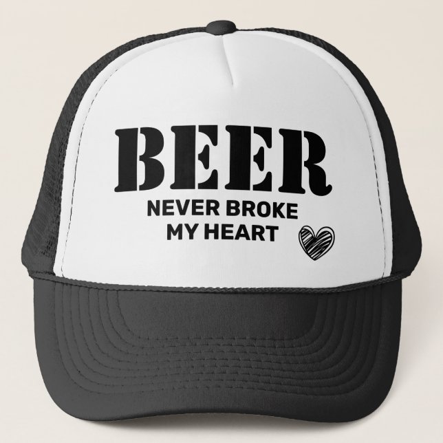Casquette Bière ne jamais briser mon chapeau de camion de co (Devant)