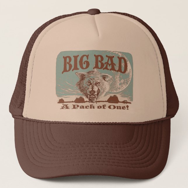 Casquette Big Bad Wolf Gear par Mudge Studios (Devant)