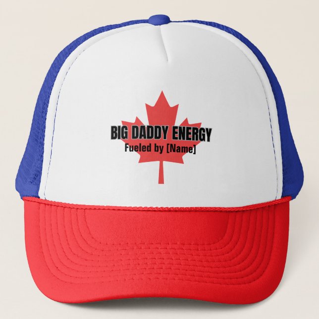Casquette Big Daddy Énergie Canada Feuille d'érable alimenté (Devant)