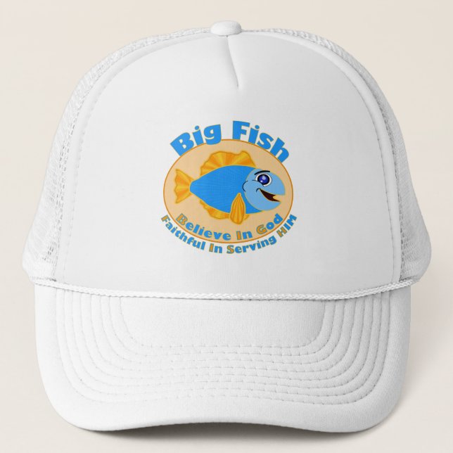 Casquette Big Fish Croyez en Dieu (Devant)