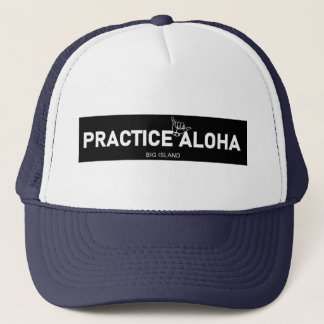 Casquette Big Island - Pratiquer Aloha Shaka (Hang lâche)