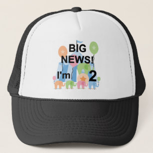 Casquette Big News Circus 2nd Birthday T-shirts et cadeaux