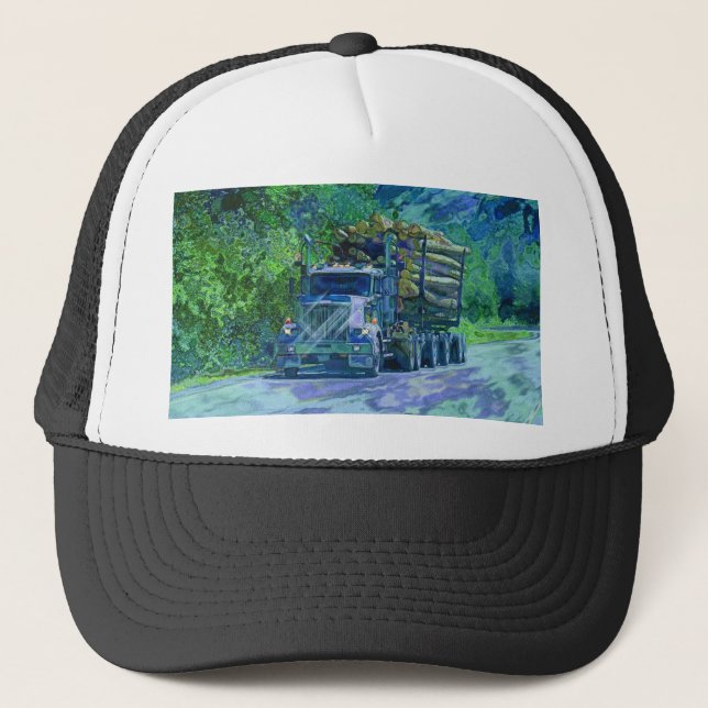 Casquette Big Rig Logging Camion Conduite Trucker Hat Series (Devant)
