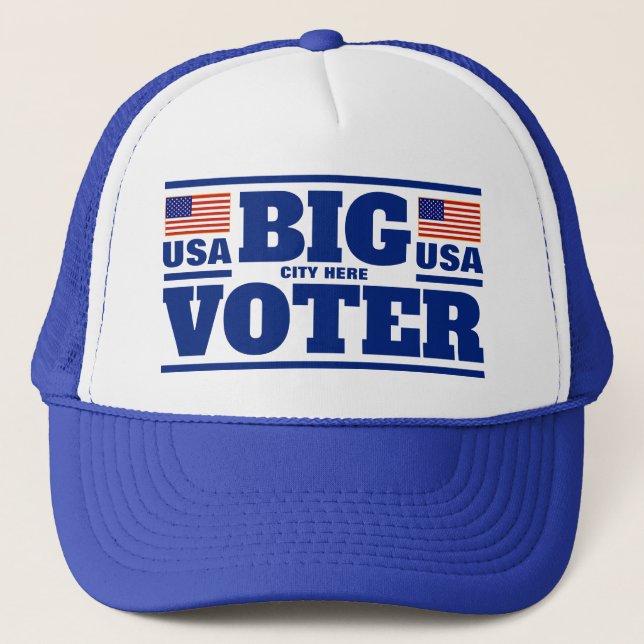 Casquette Big Voter™ Trucker Hat (Customize It!) (Devant)