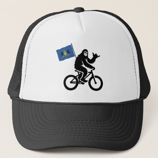 Casquette Bigfoot Cyclisme Drapeau de Pennsylvanie (Devant)