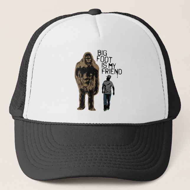 Casquette Bigfoot est mon ami (Devant)