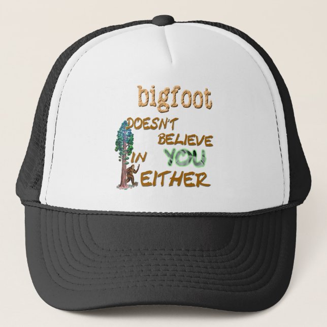 Casquette Bigfoot ne fait pas (Devant)