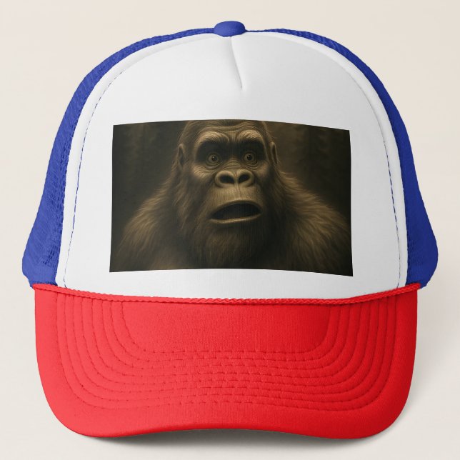 Casquette Bigfoot Sasquatch Alien UFO Funny (Devant)
