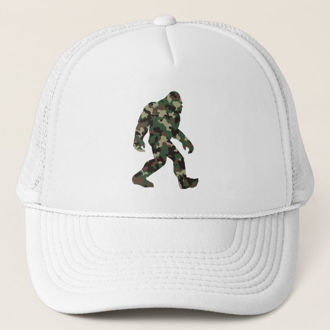 Casquette Bigfoot Sasquatch Camouflage (Devant)