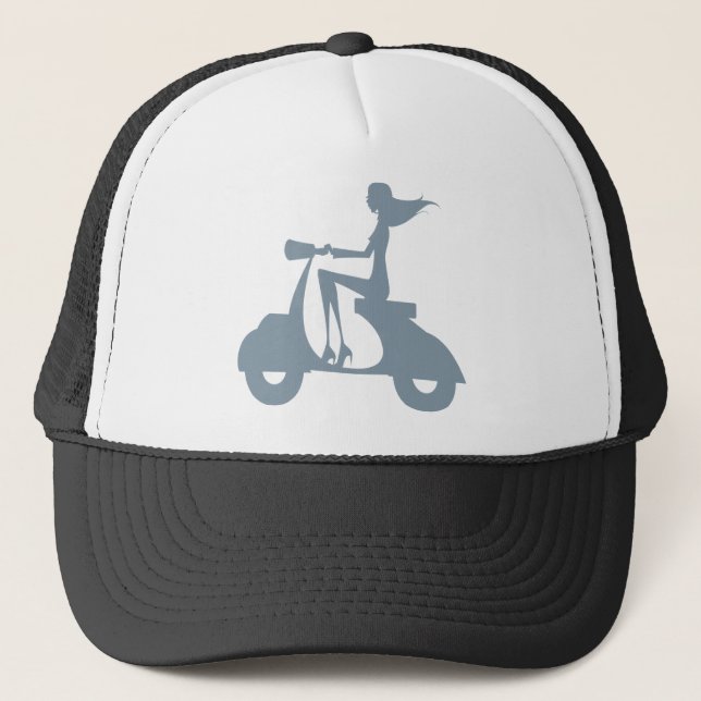 Casquette Bigorneau de scooter de fille (Devant)