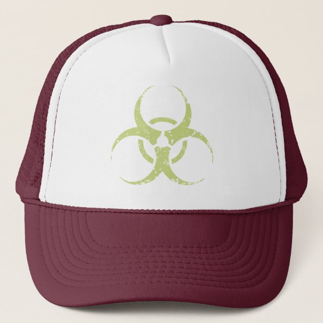 Casquette Biohazard - dist - vert (Devant)