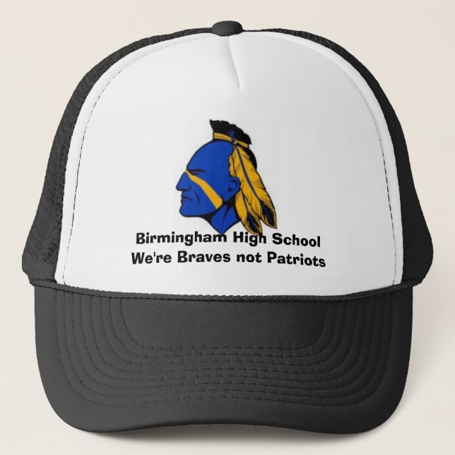 Casquette BIR, Birmingham haut SchoolWe're brave pas Pat… (Devant)