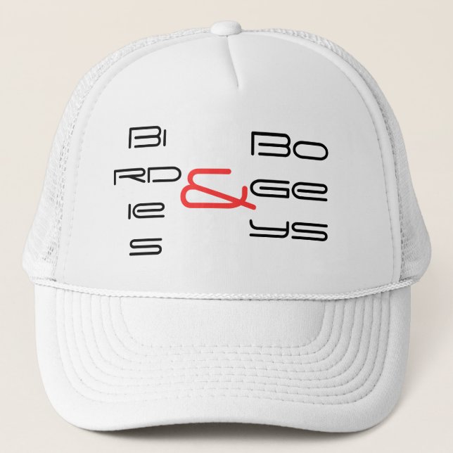 Casquette Birdies, et, fantômes (Devant)