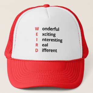Casquette Bizarre Weirdos Merveilleux Excitant Vraiment Diff